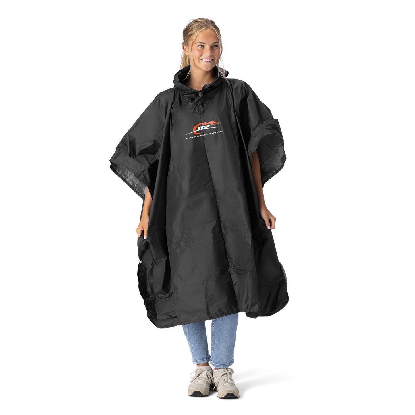 JR Motorsports Pullover Rain Poncho with Mesh Bag
