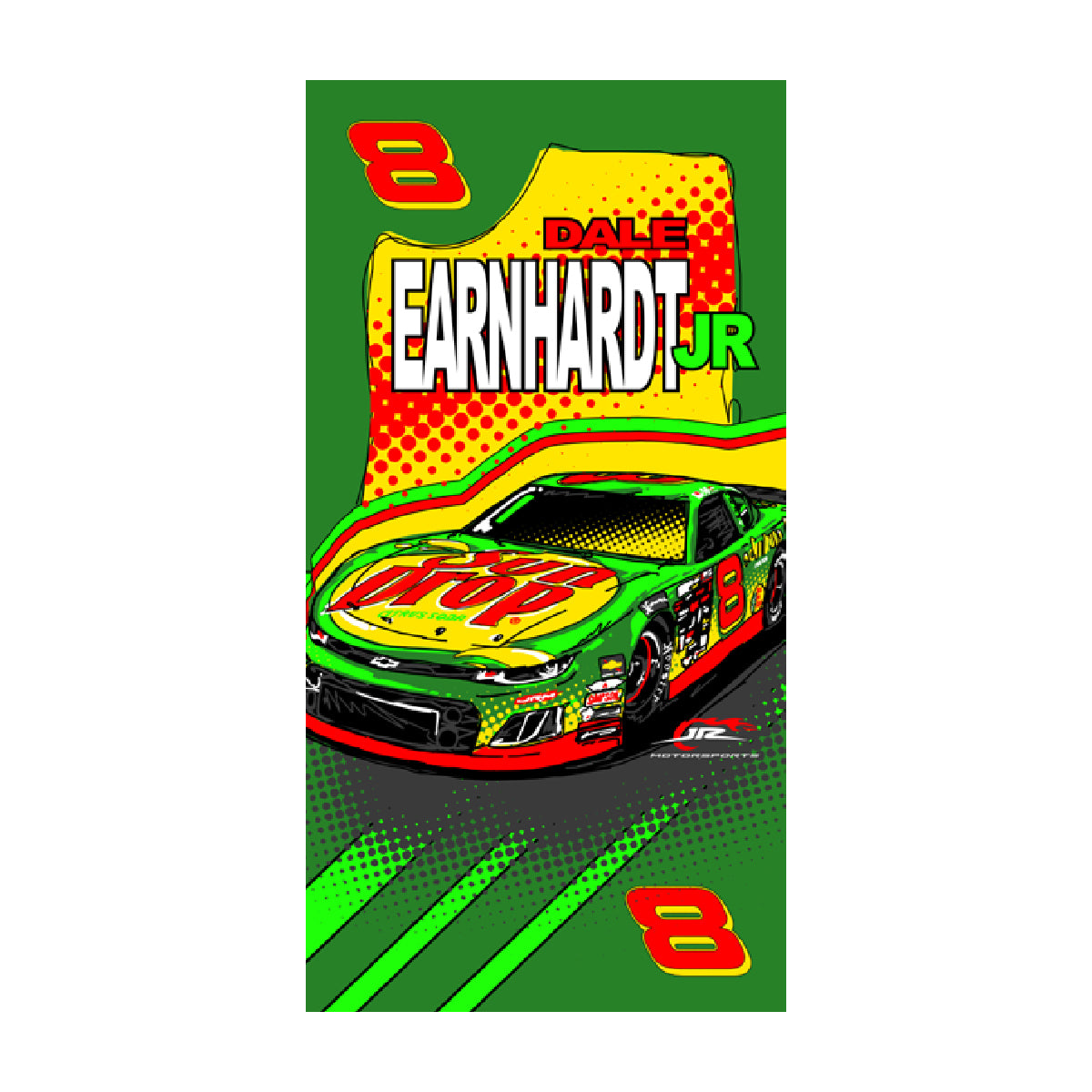 Dale Earnhardt Jr #8 2026 Sun Drop Sand Free Towel