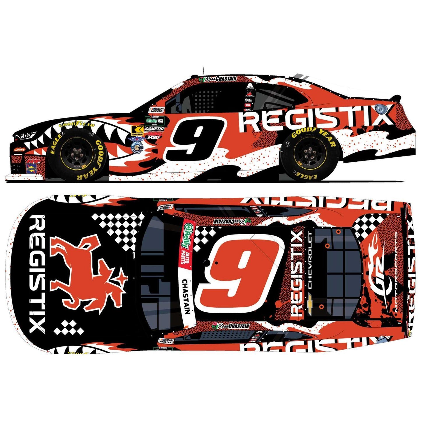 Ross Chastain #9 2026 Registix 1:64 Hard Top Die-Cast