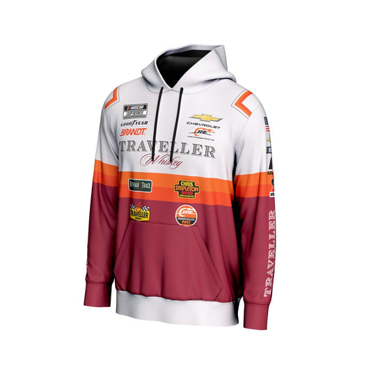 Justin Allgaier #40 Traveller Whiskey Sublimated Hoodie