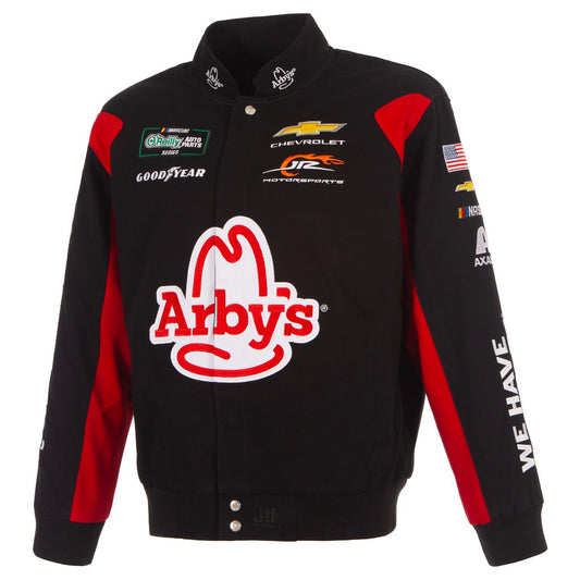 JR Motorsports Arby's JH Design Black Twill Jacket