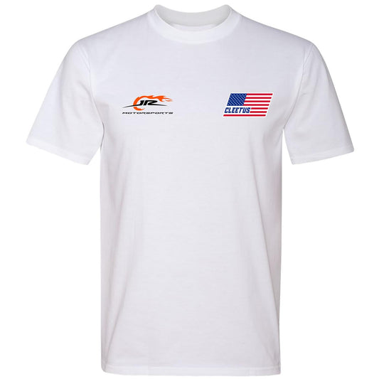 JR Motorsports Cleetus White T-shirt