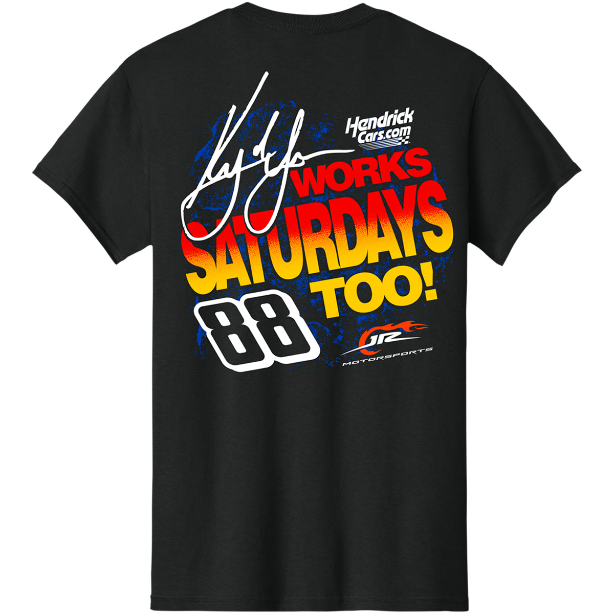 Kyle Larson #88 HendrickCars.com Black T-shirt