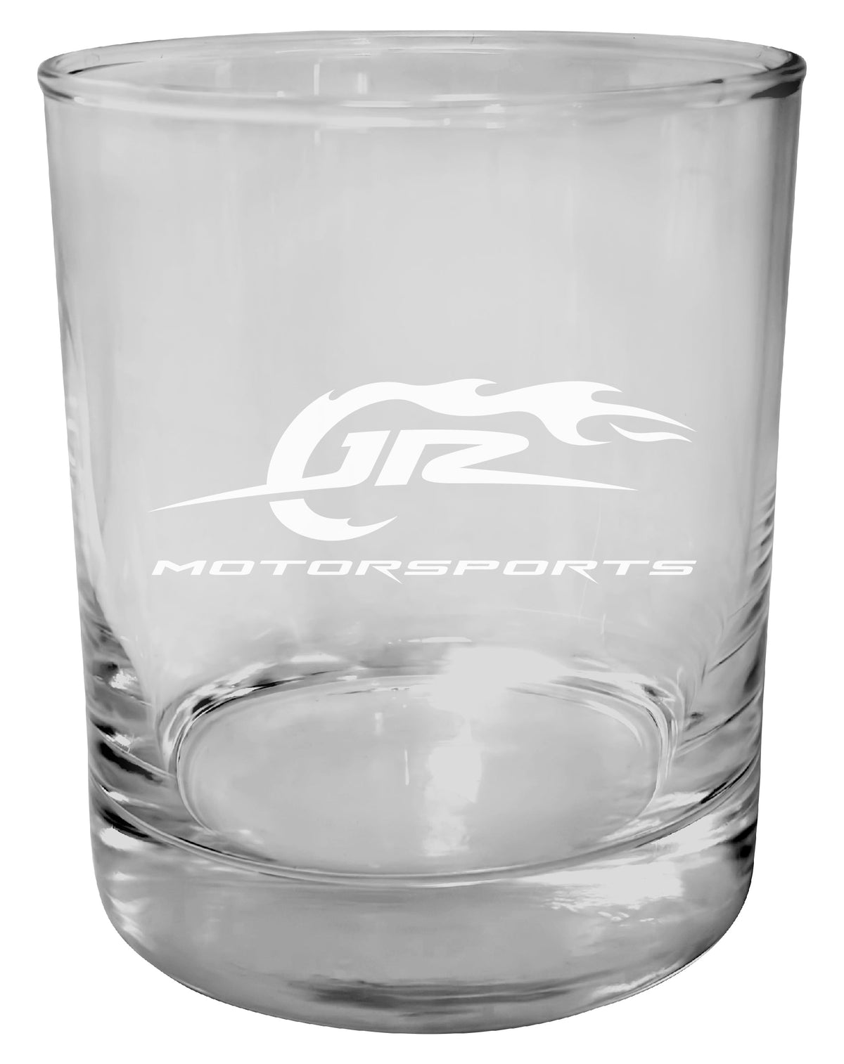 JR Motorsports 11 oz Round Whiskey Glass