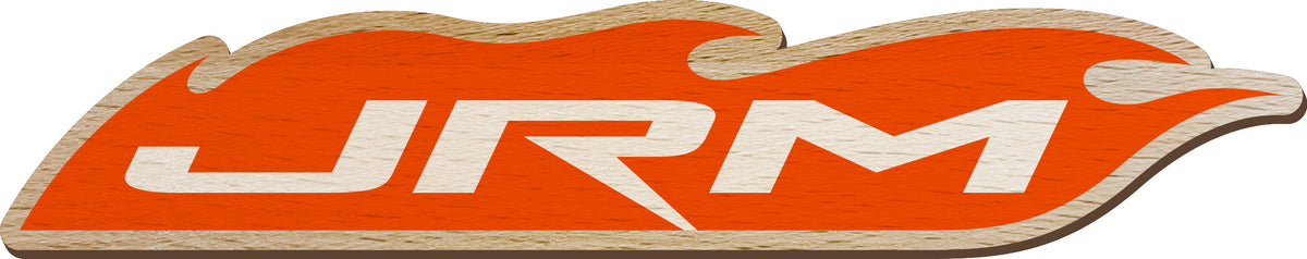 JR Motorsports Precision-Cut Wooden Fridge Magnet