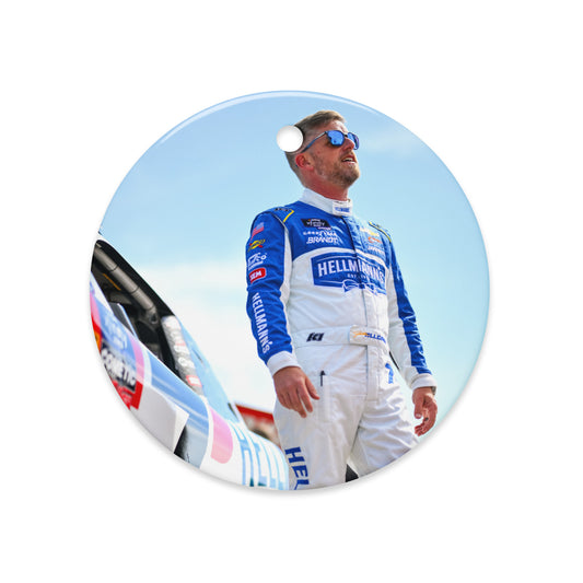 Justin Allgaier Ceramic Ornament