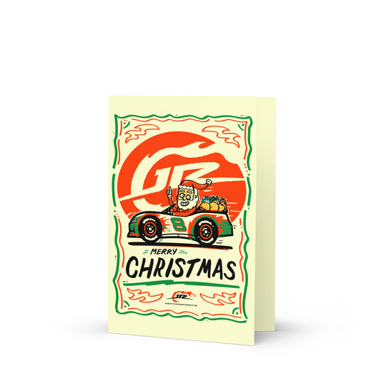JR Motorsports Santa Greeting Card