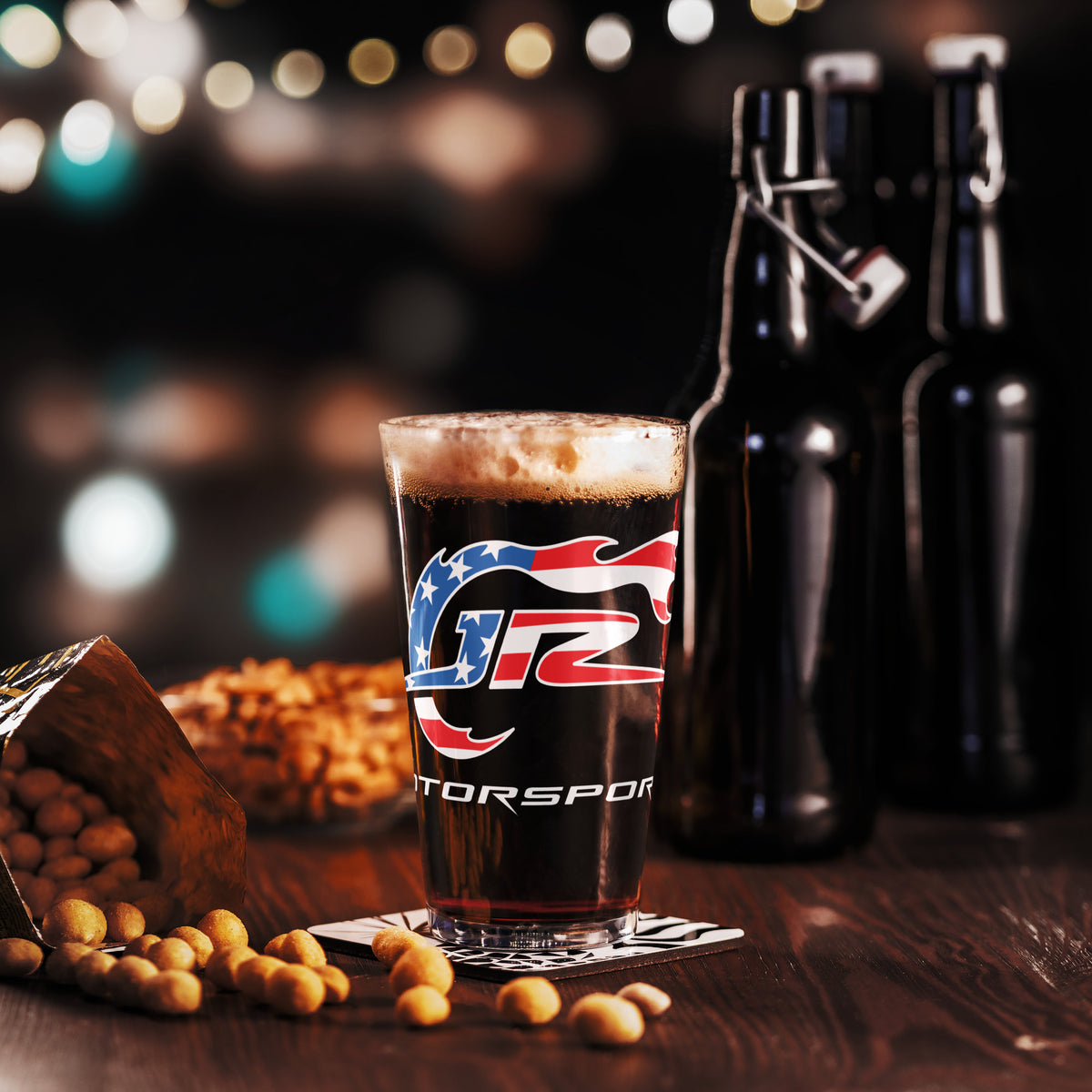 JR Motorsports Patriotic 16oz Pint Glass