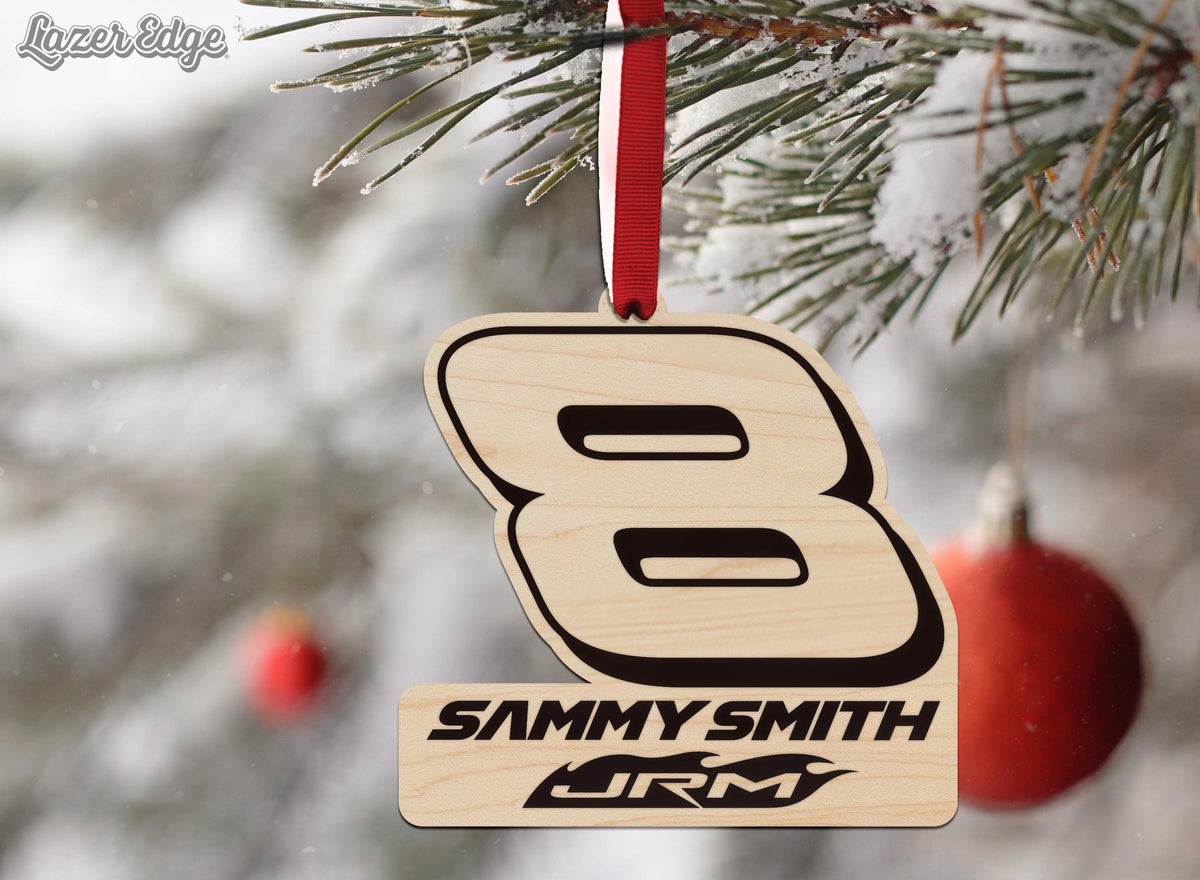 Sammy Smith #8 Wooden Ornament