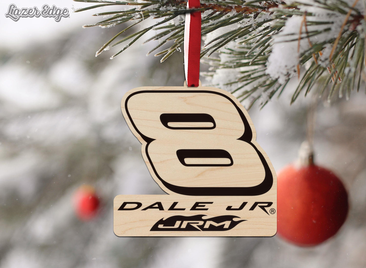 Dale Earnhardt Jr. #8 Wooden Ornament