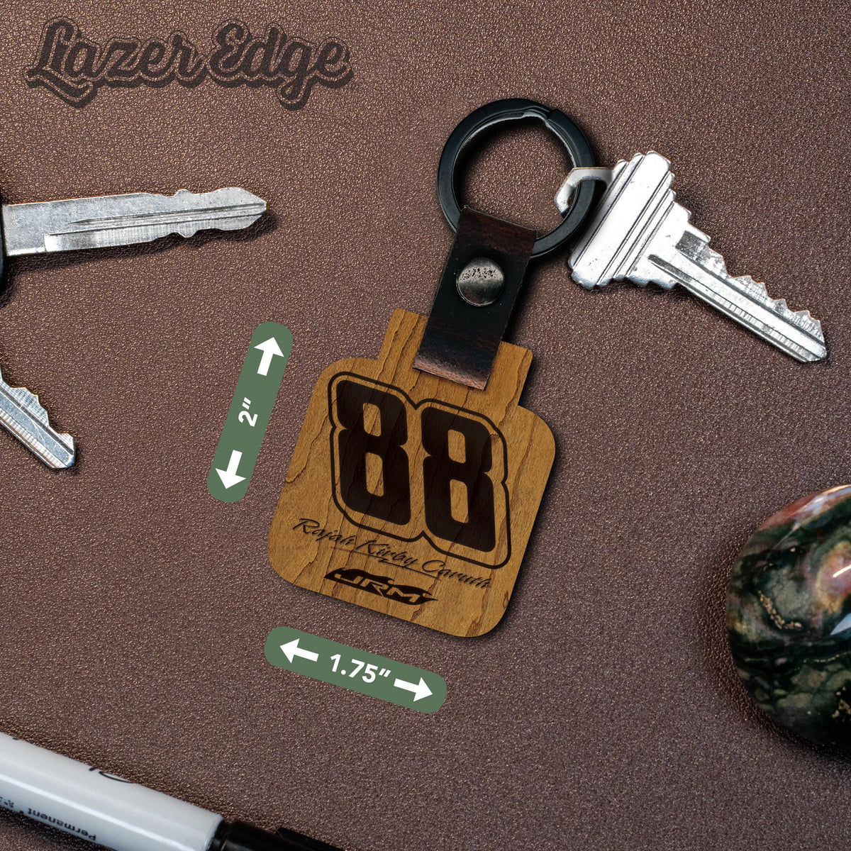 Rajah Caruth #88 Wooden Keychain