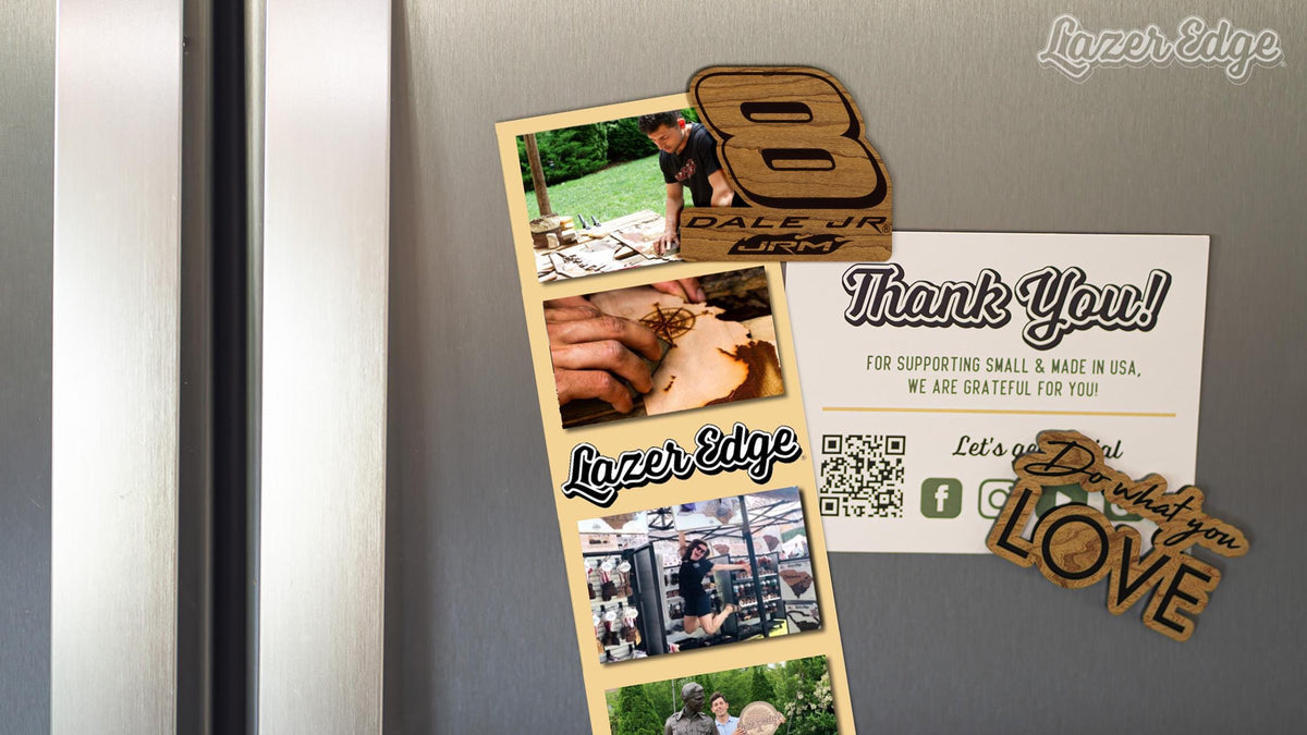 Dale Earnhardt Jr. #8 Wooden Magnet