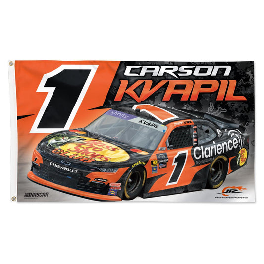 Carson Kvapil #1 Bass Pro Shops 3' x 5' Deluxe Flag