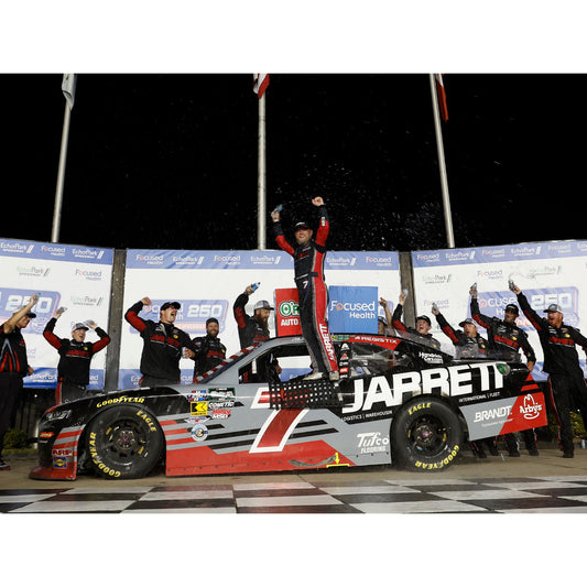 AUTOGRAPHED Justin Allgaier #7 2026 Atlanta 2 RACE WIN Foil Number 1:24 Die-Cast