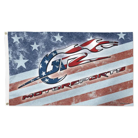 JR Motorsports Patriotic 3' x 5' Deluxe 1-Sided Flag