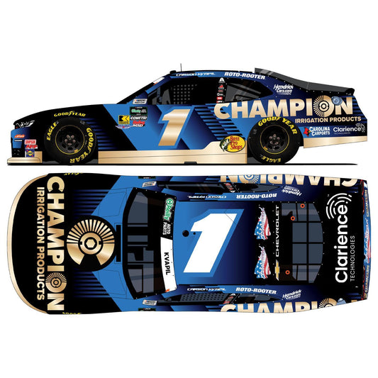 Carson Kvapil #1 2026 Champion Irrigation 1:64 Hard Top Foil Number Die-Cast