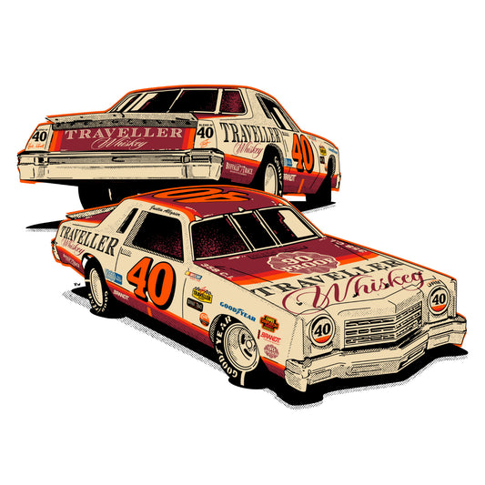 Autographed Justin Allgaier #40 Traveller Whiskey '78 Fantasy 1:24 HOTO Die-Cast