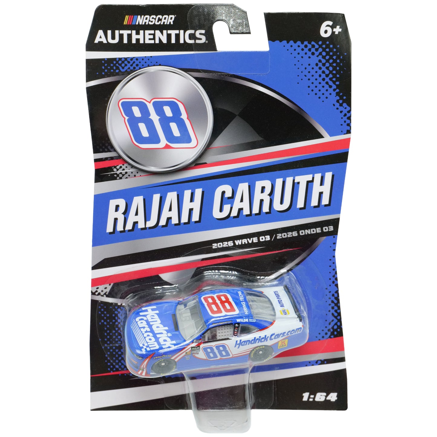 Rajah Caruth #88 2026 HendrickCars.com 1:64 Die-Cast