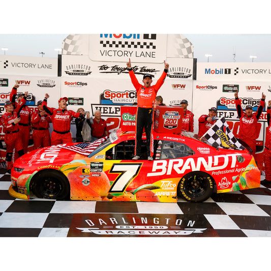 Justin Allgaier #7 2026 Darlington 1 NOAPS RACE WIN 1:24 HO Die-Cast