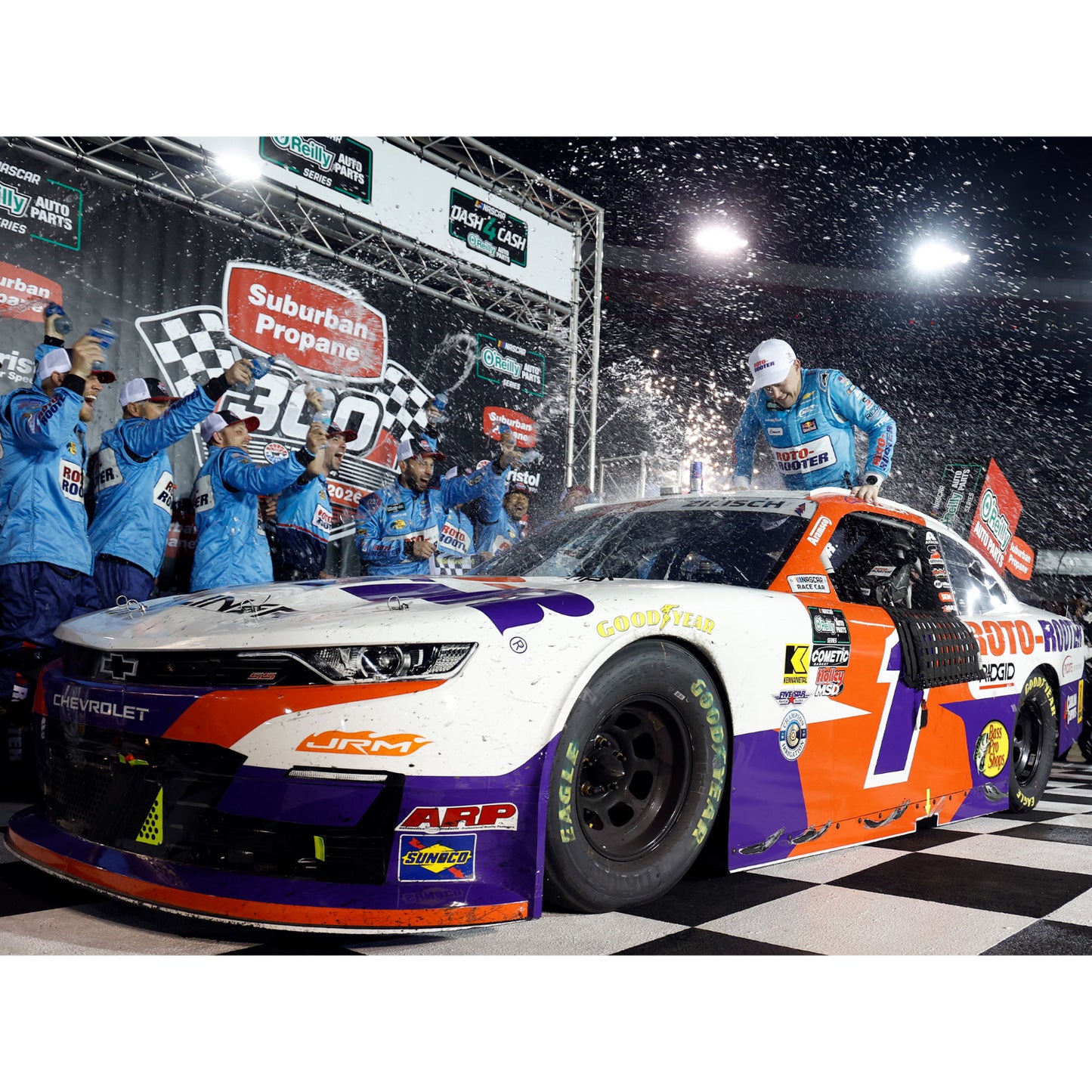 AUTOGRAPHED Connor Zilisch #1 2026 Bristol 1 NOAPS RACE WIN 1:24 Die-Cast