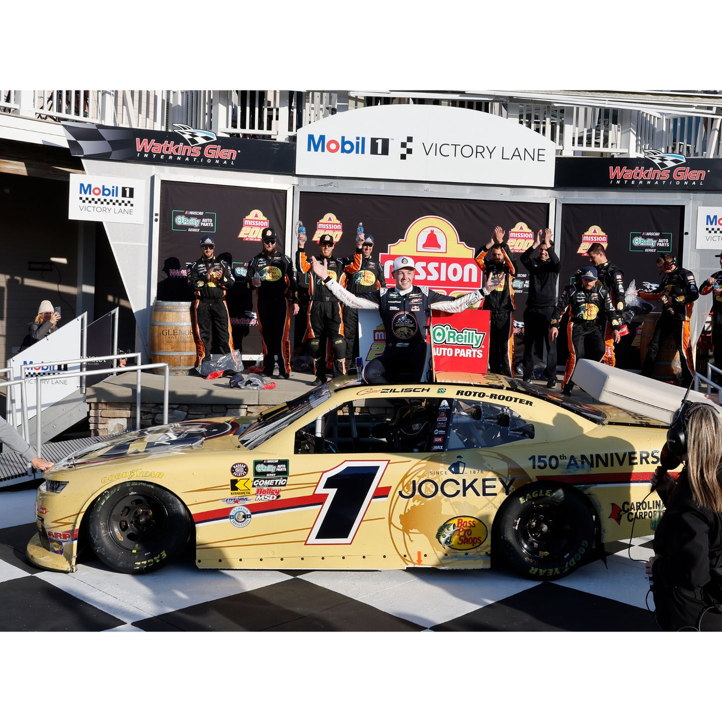 Connor Zilisch #1 2026 Watkins Glen  RACE WIN Foil Number 1:64 Die-Cast