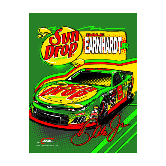 Dale Earnhardt Jr #8 2026 Sun Drop Silk Touch Throw
