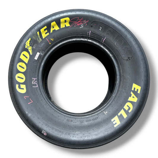 AUTOGRAPHED JUSTIN ALLGAIER RACE USED TIRES - POCONO WIN 2026