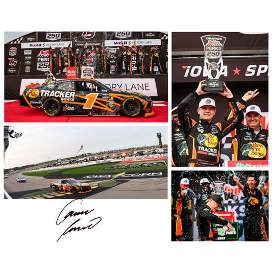 Commemorative Carson Kvapil #1 AUTOGRAPHED 2026 8" x 10" Victory Lane Photo - Iowa