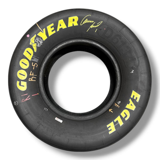 AUTOGRAPHED CARSON KVAPIL RACE USED TIRES - INDY WIN 2026