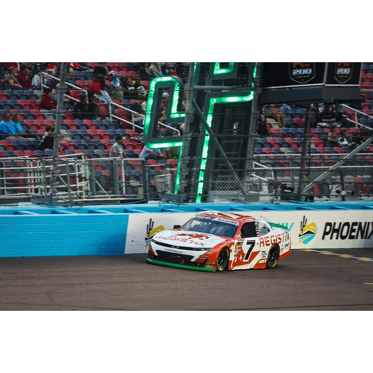 JUSTIN ALLGAIER RACE USED (R) FENDER  PHOENIX II - 2026
