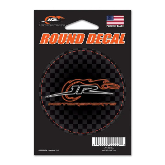 JR Motorsports 3" x 3" Round Vinyl Decal
