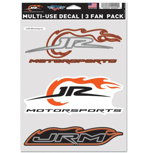 JR Motorsports Multi-Use Decal 3 Fan Pack