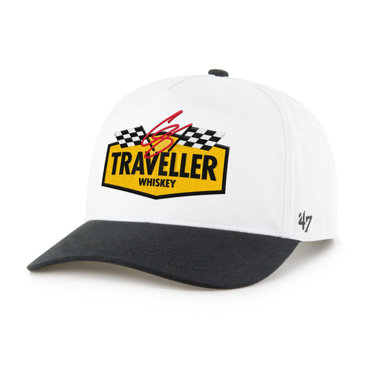 Justin Allgaier #40 Traveller Whiskey White '47 Brand 47 Hitch Hat