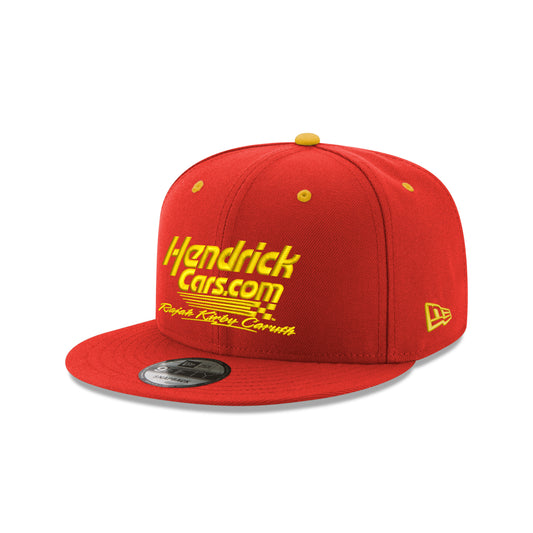 Rajah Caruth #88 HendrickCars.com Scarlet New Era 9FIFTY Cap