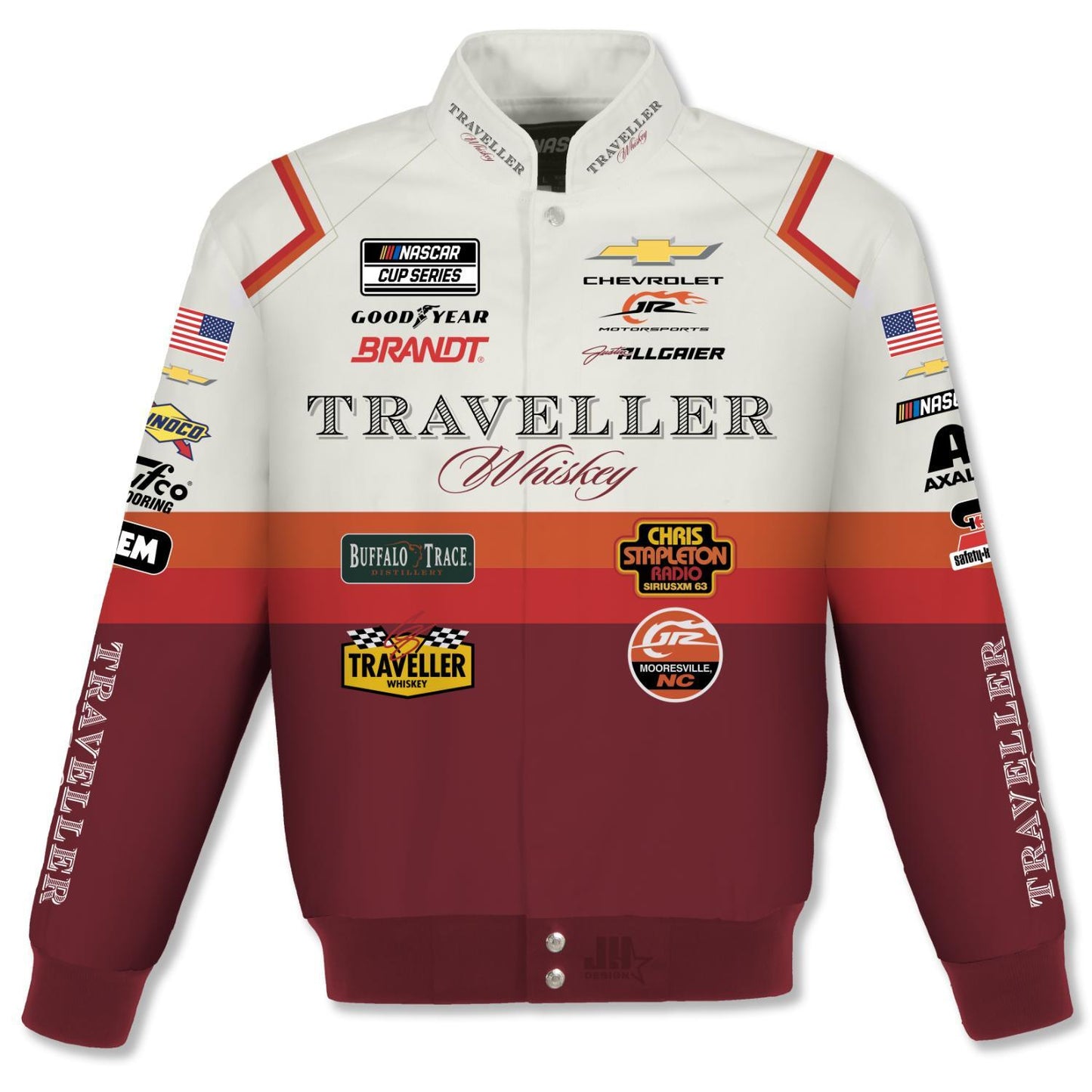 Justin Allgaier #40 Traveller Whiskey Uniform Twill Jacket