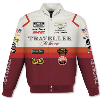 Justin Allgaier #40 Traveller Whiskey Uniform Twill Jacket