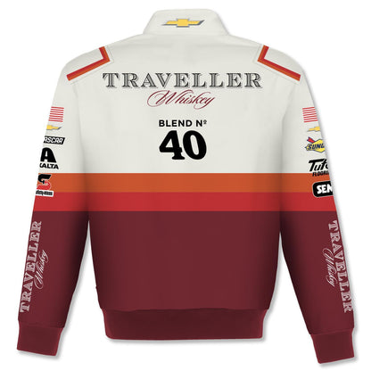Justin Allgaier #40 Traveller Whiskey Uniform Twill Jacket