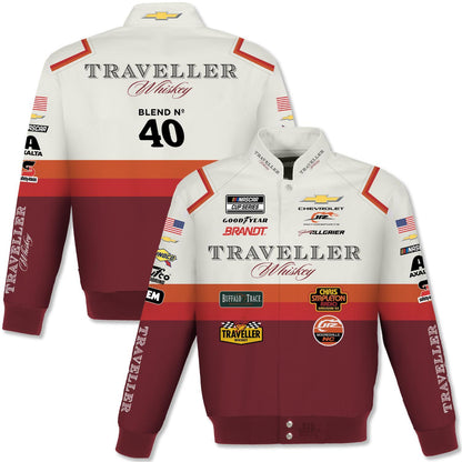 Justin Allgaier #40 Traveller Whiskey Uniform Twill Jacket