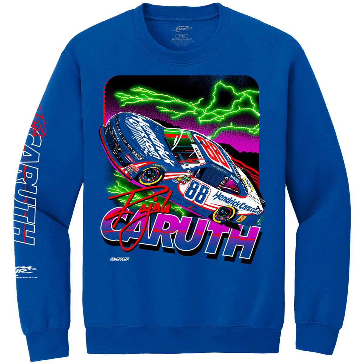 Rajah Caruth #88 HendrickCars.com Royal Blue Crewneck