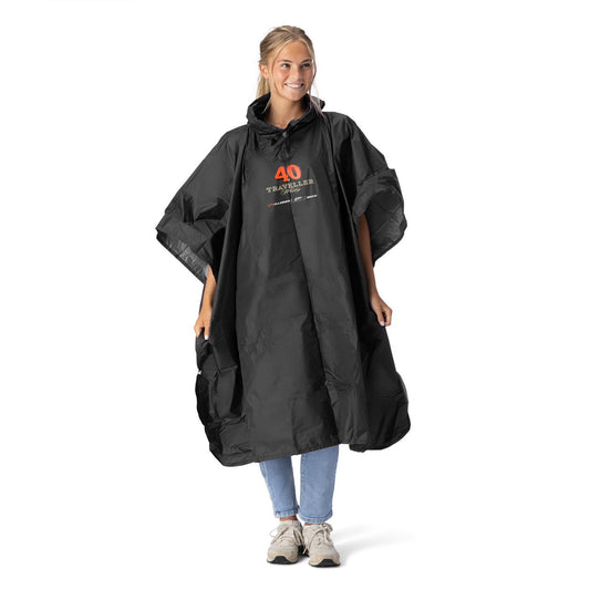 Justin Allgaier #40 Traveller Whiskey Poncho w/Mesh Bag