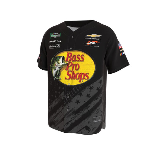 Carson Kvapil #1 Patriotic Bass Pro Shops Sublimated Baseball Jersey