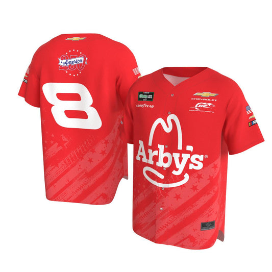 Sammy Smith #8 Patriotic Arby's Sublimated Baseball Jersey