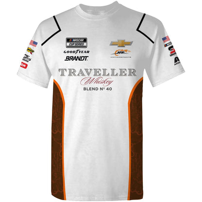 Justin Allgaier #40 Traveller Whiskey Uniform T-shirt