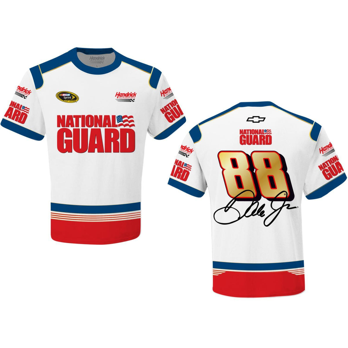 Dale Earnhardt Jr #88 National Guard Uniform T-shirt