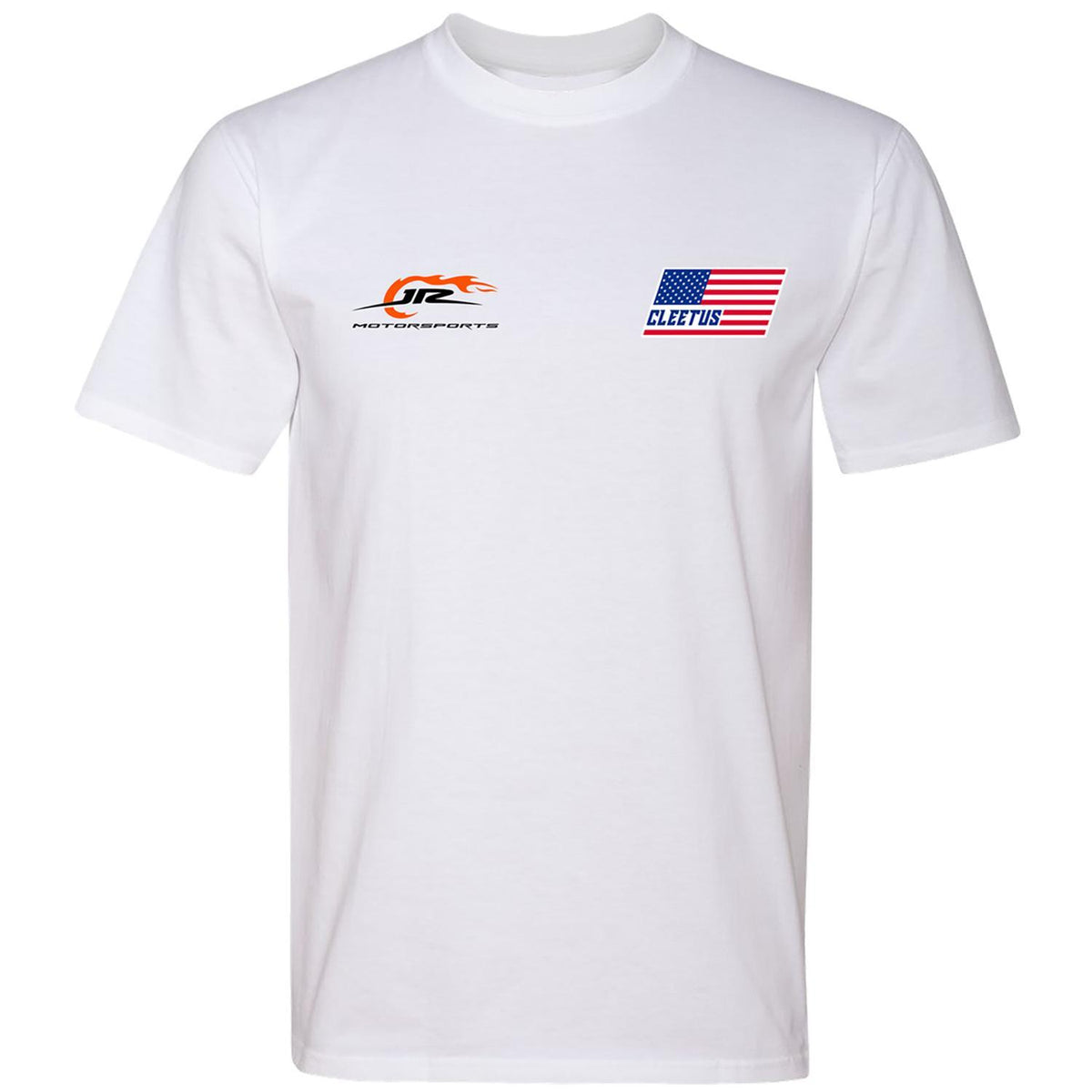 JR Motorsports Cleetus White T-shirt