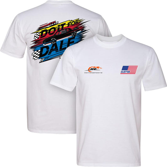 JR Motorsports Cleetus White T-shirt