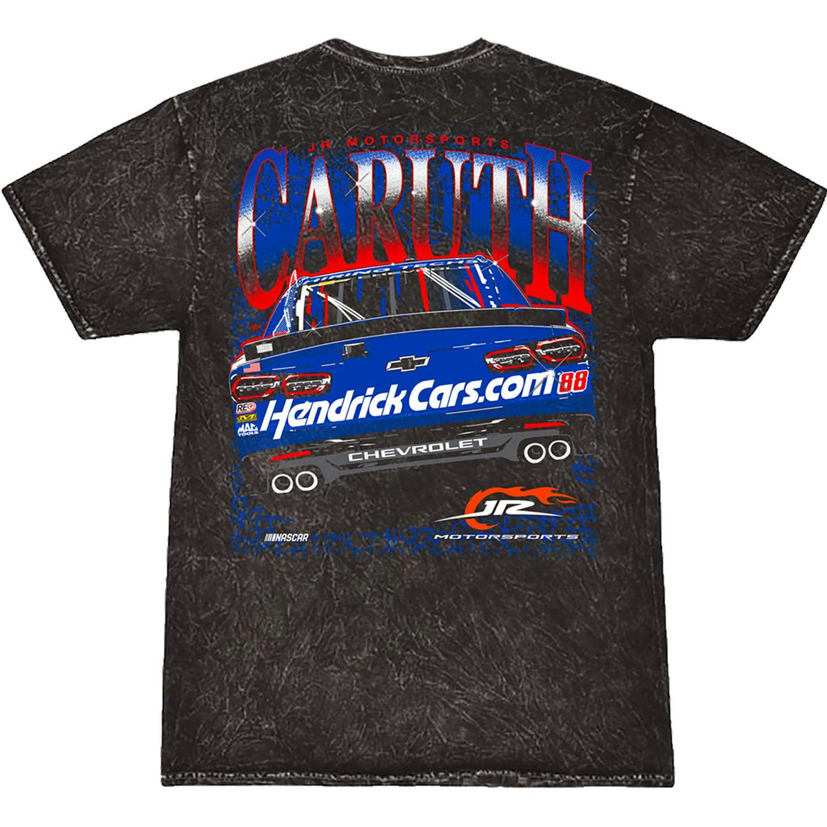 Rajah Caruth #88 HendrickCars.com Mineral Wash Black T-shirt