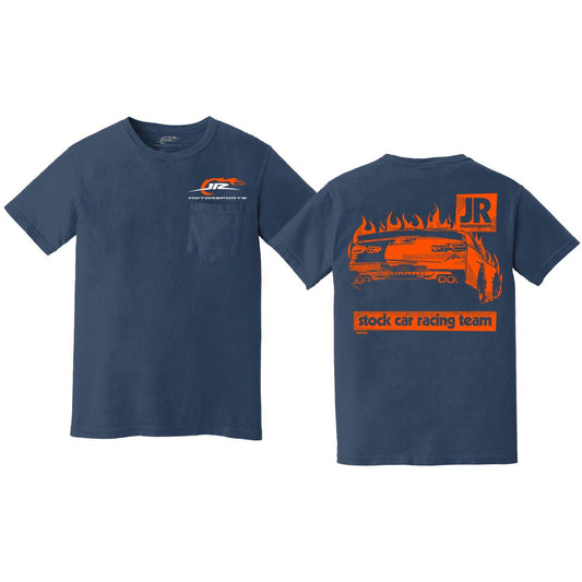 JR Motorsports Stock Car Racing Team Pocket T-shirt