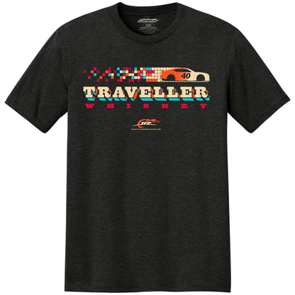 Justin Allgaier #40 Traveller Whiskey Black Frost T-shirt