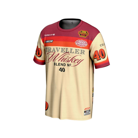 Justin Allgaier #40 Traveller Whiskey Sublimated T-shirt